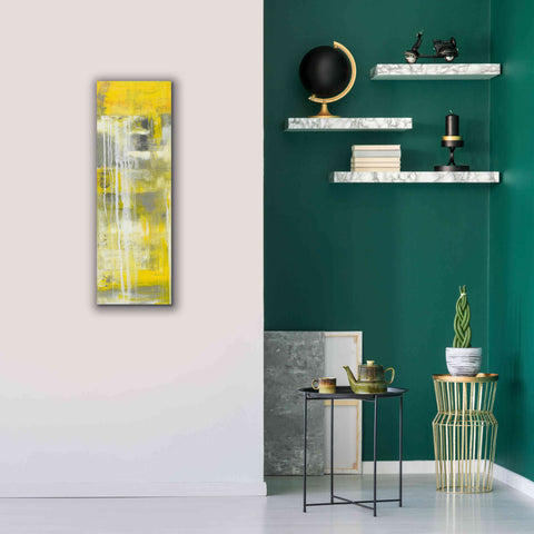Image of 'Mellow Yellow I' by Erin Ashley, Giclee Canvas Wall Art,12 x 36