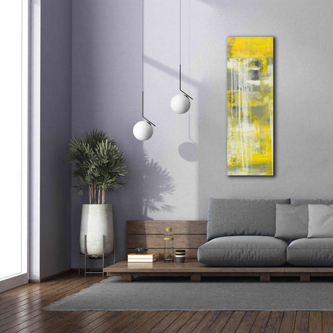 Image of 'Mellow Yellow I' by Erin Ashley, Giclee Canvas Wall Art,20 x 60