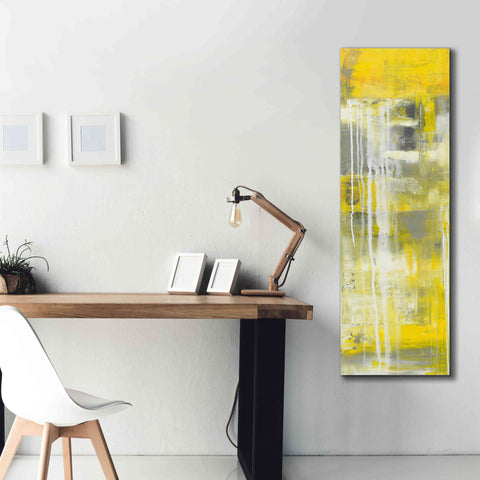 Image of 'Mellow Yellow I' by Erin Ashley, Giclee Canvas Wall Art,20 x 60