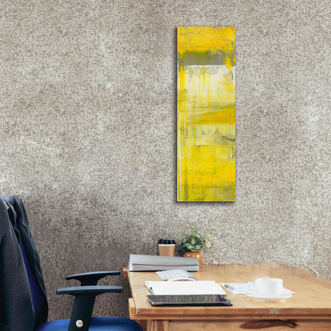 Image of 'Mellow Yellow II' by Erin Ashley, Giclee Canvas Wall Art,12 x 36