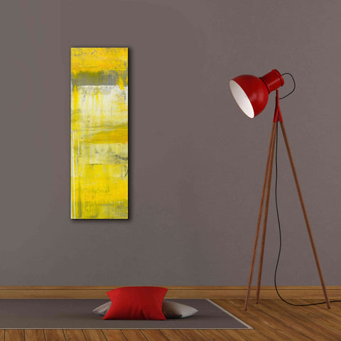 Image of 'Mellow Yellow II' by Erin Ashley, Giclee Canvas Wall Art,12 x 36