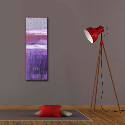 Image of 'Purple Rain I' by Erin Ashley, Giclee Canvas Wall Art,12 x 36
