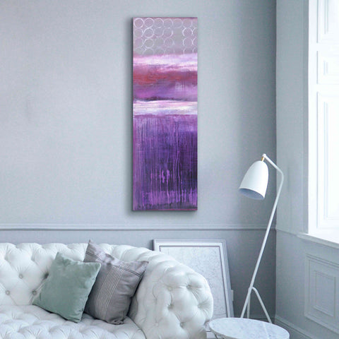 Image of 'Purple Rain I' by Erin Ashley, Giclee Canvas Wall Art,20 x 60