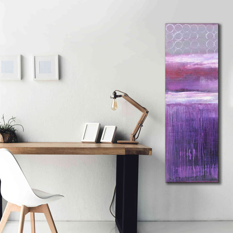 Image of 'Purple Rain I' by Erin Ashley, Giclee Canvas Wall Art,20 x 60
