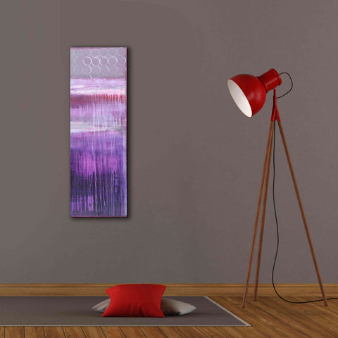 Image of 'Purple Rain II' by Erin Ashley, Giclee Canvas Wall Art,12 x 36