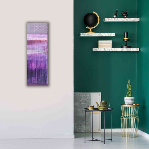 Image of 'Purple Rain II' by Erin Ashley, Giclee Canvas Wall Art,12 x 36