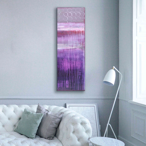 Image of 'Purple Rain II' by Erin Ashley, Giclee Canvas Wall Art,20 x 60