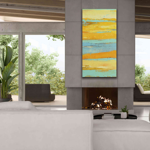 Image of 'Caribbean Sunrise II' by Erin Ashley, Giclee Canvas Wall Art,30 x 60