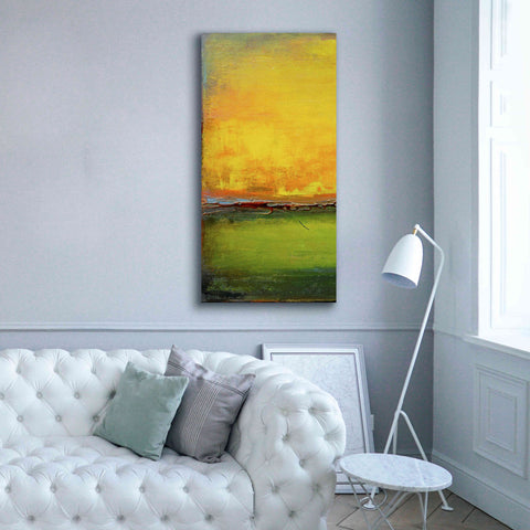 Image of 'Lime Wire I' by Erin Ashley, Giclee Canvas Wall Art,30x60