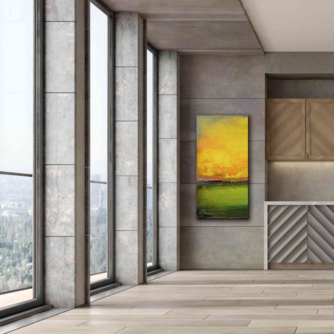 Image of 'Lime Wire I' by Erin Ashley, Giclee Canvas Wall Art,30x60