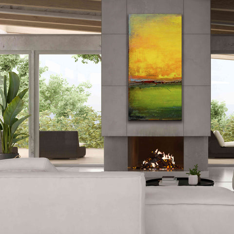 Image of 'Lime Wire I' by Erin Ashley, Giclee Canvas Wall Art,30x60