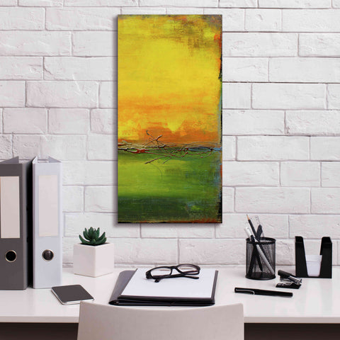 Image of 'Lime Wire II' by Erin Ashley, Giclee Canvas Wall Art,12x24