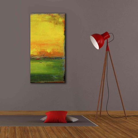 Image of 'Lime Wire II' by Erin Ashley, Giclee Canvas Wall Art,20x40