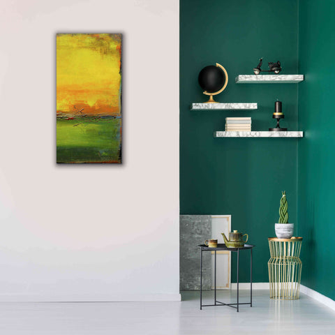 Image of 'Lime Wire II' by Erin Ashley, Giclee Canvas Wall Art,20x40