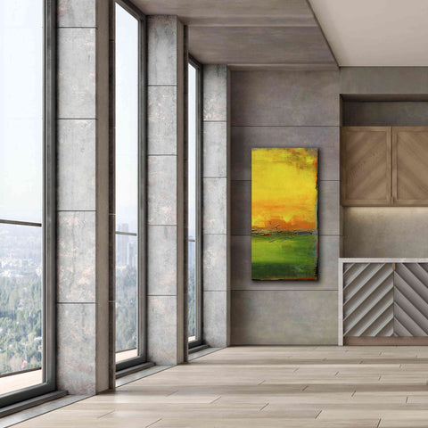 Image of 'Lime Wire II' by Erin Ashley, Giclee Canvas Wall Art,30x60