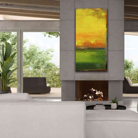 Image of 'Lime Wire II' by Erin Ashley, Giclee Canvas Wall Art,30x60