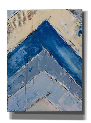Image of 'Blue Zag II' by Erin Ashley, Giclee Canvas Wall Art