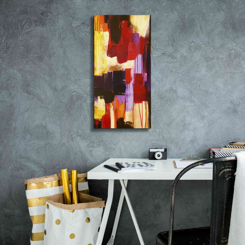 Image of 'Raspberry Beret I' by Erin Ashley, Giclee Canvas Wall Art,12x24