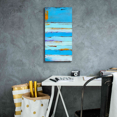 Image of 'Blue Jam I' by Erin Ashley, Giclee Canvas Wall Art,12x24