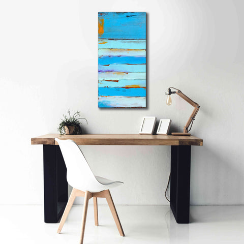Image of 'Blue Jam I' by Erin Ashley, Giclee Canvas Wall Art,20x40
