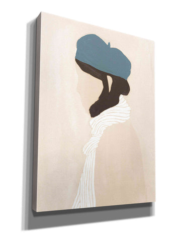 Image of 'Blue Beret' by Megan Galante, Giclee Canvas Wall Art