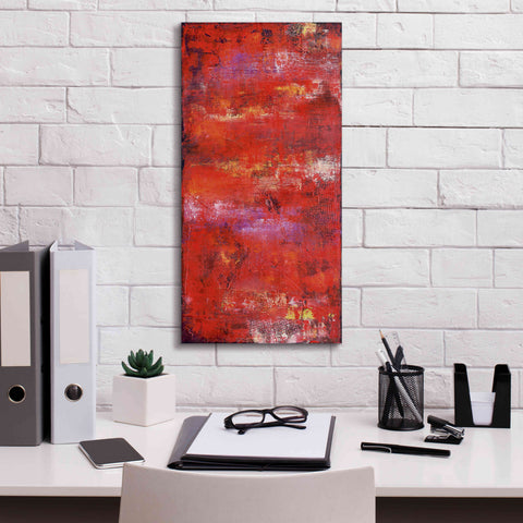 Image of 'Red Door II' by Erin Ashley, Giclee Canvas Wall Art,12 x 24