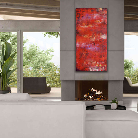 Image of 'Red Door II' by Erin Ashley, Giclee Canvas Wall Art,30 x 60