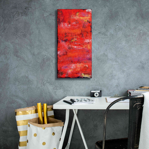 Image of 'Red Door I' by Erin Ashley, Giclee Canvas Wall Art,12 x 24
