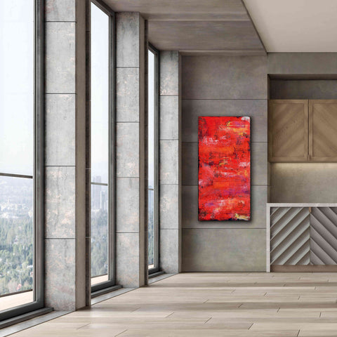 Image of 'Red Door I' by Erin Ashley, Giclee Canvas Wall Art,30 x 60