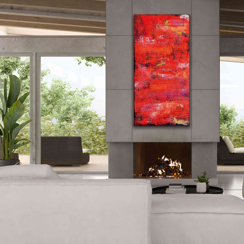 Image of 'Red Door I' by Erin Ashley, Giclee Canvas Wall Art,30 x 60