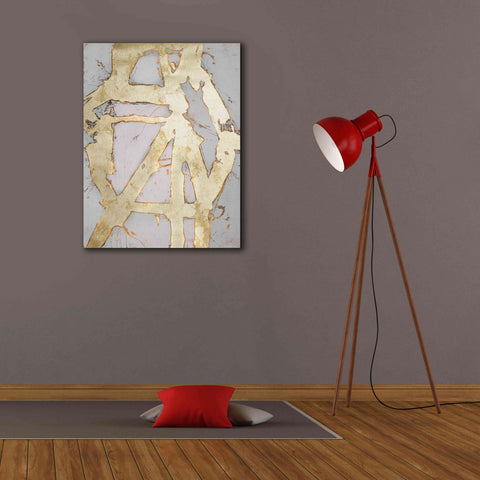 Image of 'Ace of Spades in Gold I' by Erin Ashley, Giclee Canvas Wall Art,26 x 34