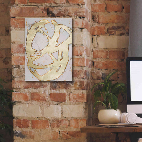 Image of 'Ace of Spades in Gold II' by Erin Ashley, Giclee Canvas Wall Art,12 x 16