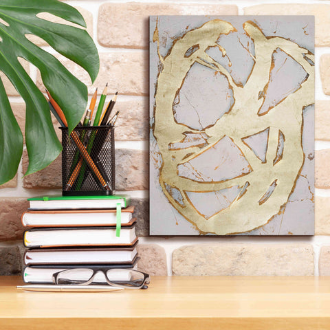 Image of 'Ace of Spades in Gold II' by Erin Ashley, Giclee Canvas Wall Art,12 x 16