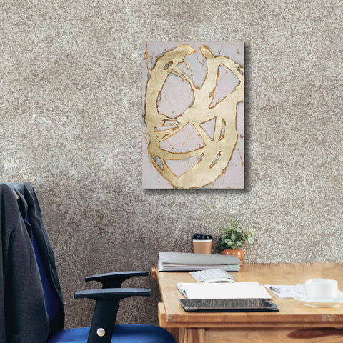 Image of 'Ace of Spades in Gold II' by Erin Ashley, Giclee Canvas Wall Art,18 x 26