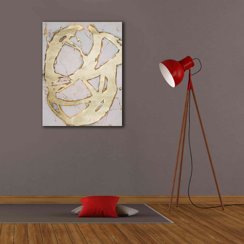 Image of 'Ace of Spades in Gold II' by Erin Ashley, Giclee Canvas Wall Art,26 x 34