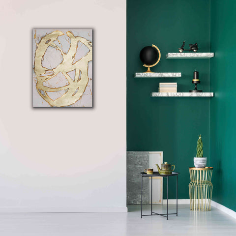 Image of 'Ace of Spades in Gold II' by Erin Ashley, Giclee Canvas Wall Art,26 x 34