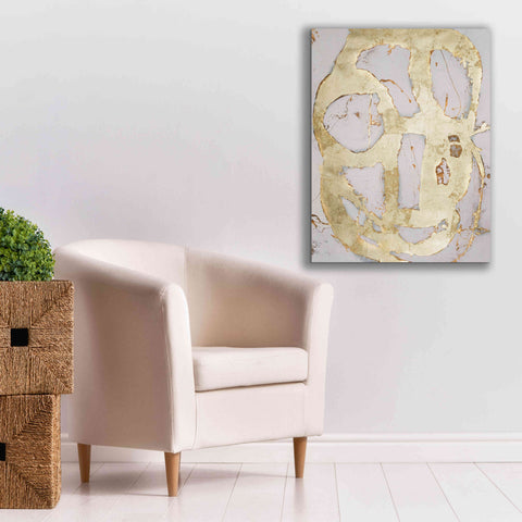 Image of 'Ace of Spades in Gold III' by Erin Ashley, Giclee Canvas Wall Art,26 x 34