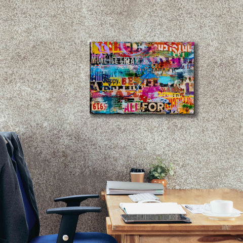 Image of 'Metromix Luv I' by Erin Ashley, Giclee Canvas Wall Art,26 x 18