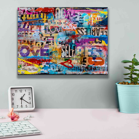 Image of 'Metromix Luv II' by Erin Ashley, Giclee Canvas Wall Art,16 x 12
