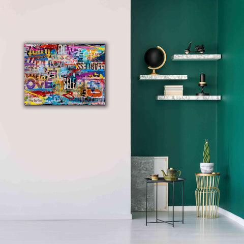 Image of 'Metromix Luv II' by Erin Ashley, Giclee Canvas Wall Art,34 x 26