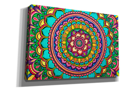 Image of 'Happy Dance Mandala' by Hello Angel, Giclee Canvas Wall Art