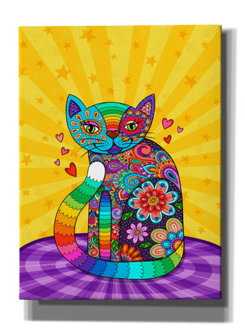 Image of 'Cats Meow' by Hello Angel, Giclee Canvas Wall Art