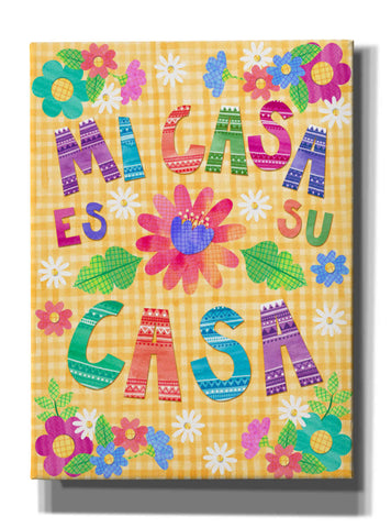 Image of 'Mi Casa Es Su Casa' by Hello Angel, Giclee Canvas Wall Art