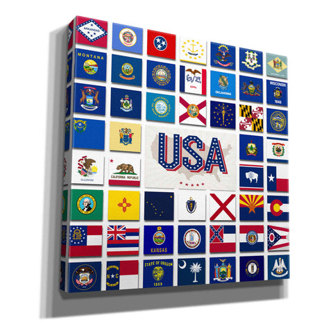 Image of 'USA' by Irena Orlov, Giclee Canvas Wall Art
