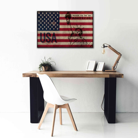 Image of '2 Proud to be an American' by Irena Orlov, Giclee Canvas Wall Art,40 x 26