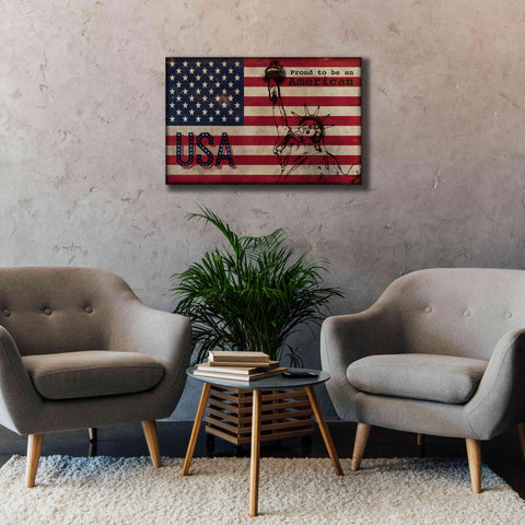Image of '2 Proud to be an American' by Irena Orlov, Giclee Canvas Wall Art,40 x 26