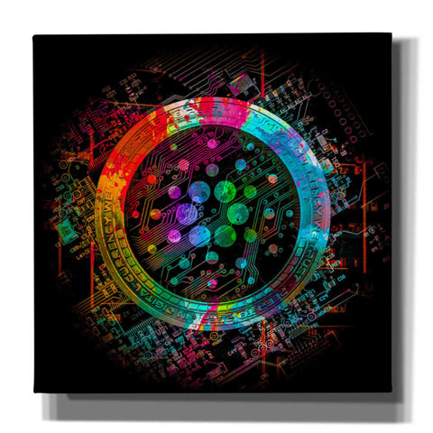 Image of 'Cardano Crypto Coin' Canvas Wall Art