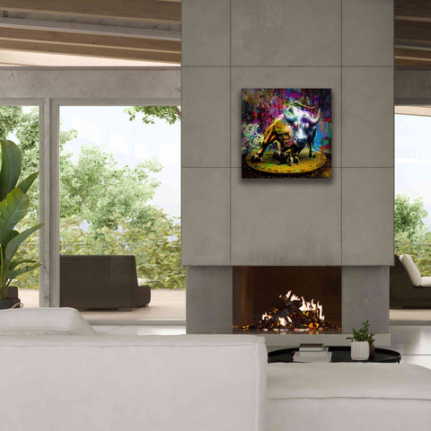 Image of 'Bitcoin Bull Market,' Canvas Wall Art,26x26