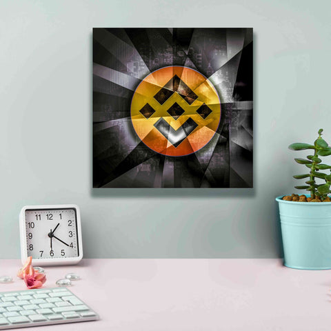 Image of 'BNB Binance Coin,' Canvas Wall Art,12x12