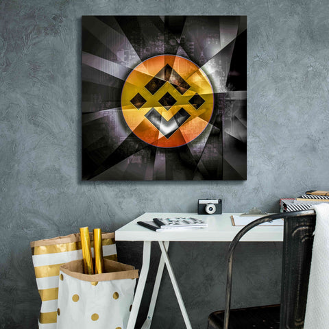 Image of 'BNB Binance Coin,' Canvas Wall Art,26x26